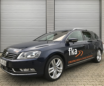 [Foto: Versuchsfahrzeug]