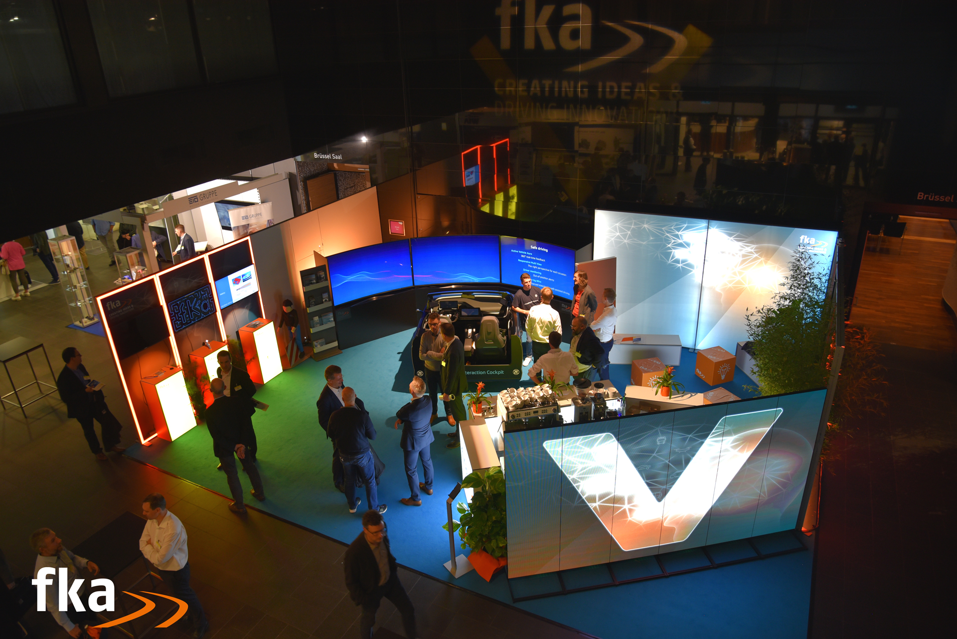 The fka booth at the Aachen Colloquium Sustainable Mobility 2022